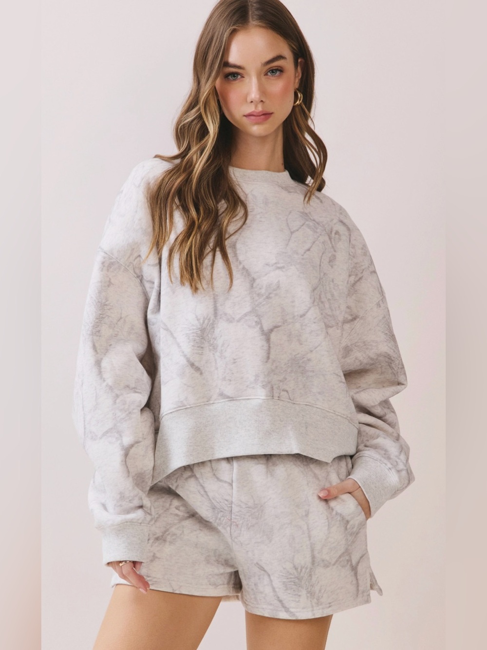 TCEC Light Camo Sweatshirt Set | L | NWT